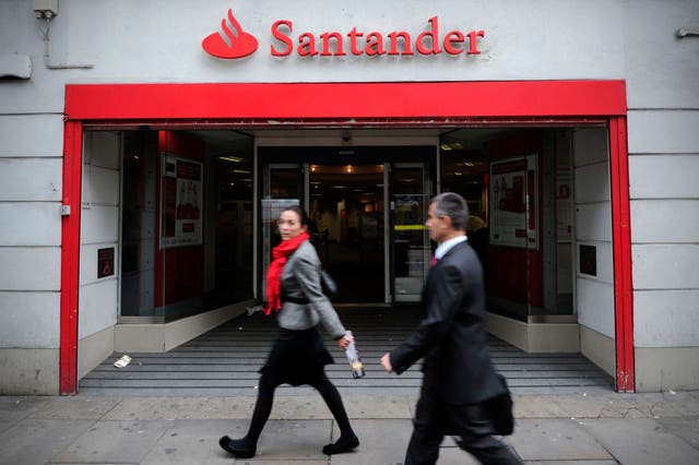 <p>Santander has become a regular on the British high street </p>